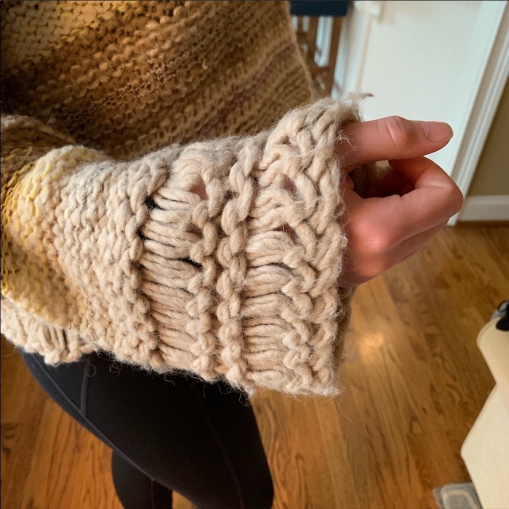 Free People Cropped Knit Sweater - Picture 4 of 7